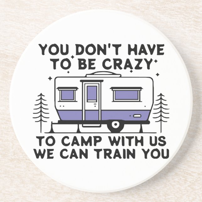 Camping Legend Since Forever Coaster (Front)