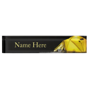 Camping Life, Camping Nameplate