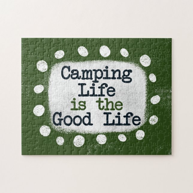 Camping Life Is The Good Life Jigsaw Puzzle (Horizontal)