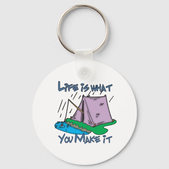 Camping Life Keychain (Front)