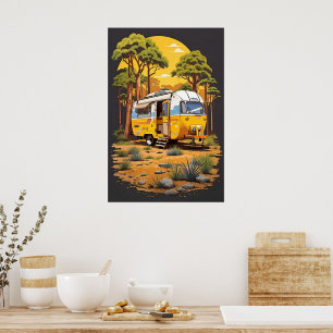 Camping life poster