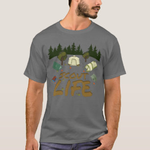 Camping Life Scout Design for proud Scouts girl T-Shirt