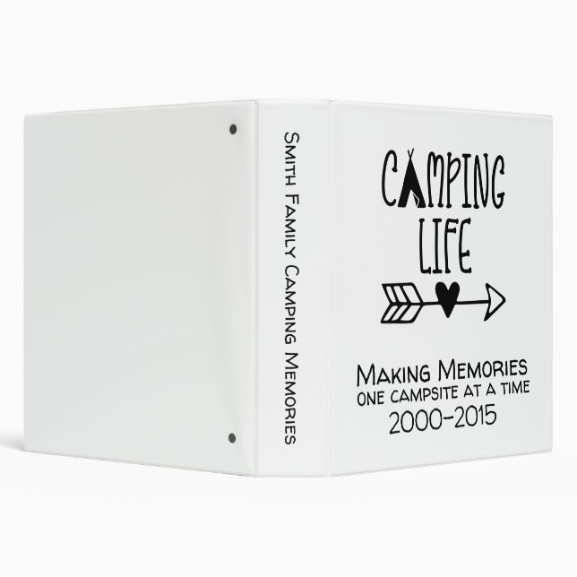 Camping Life Trucker Hat Binder (Background)