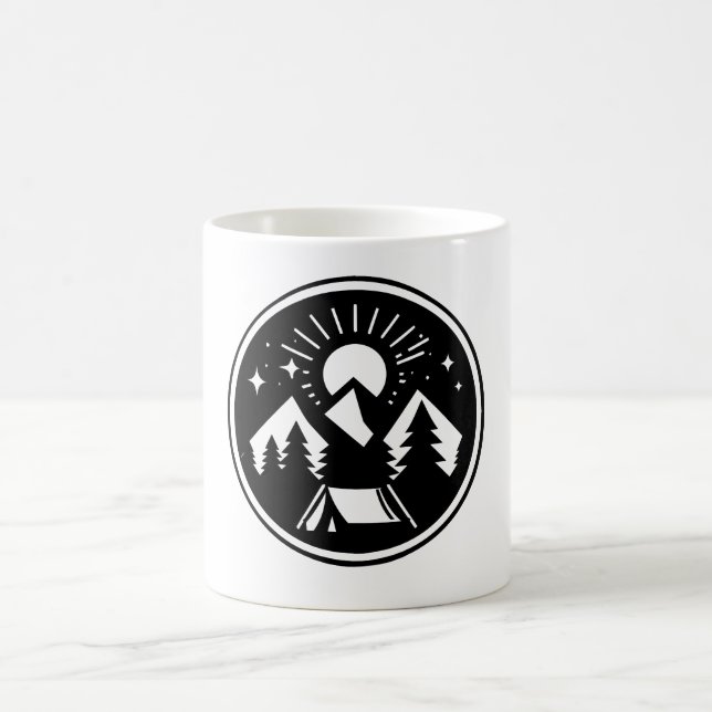 Camping lover coffee mug (Center)
