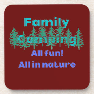 camping lovers coaster
