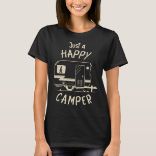 Camping Lucky Caravan Camper Motorhome Outdoor Tra T-Shirt