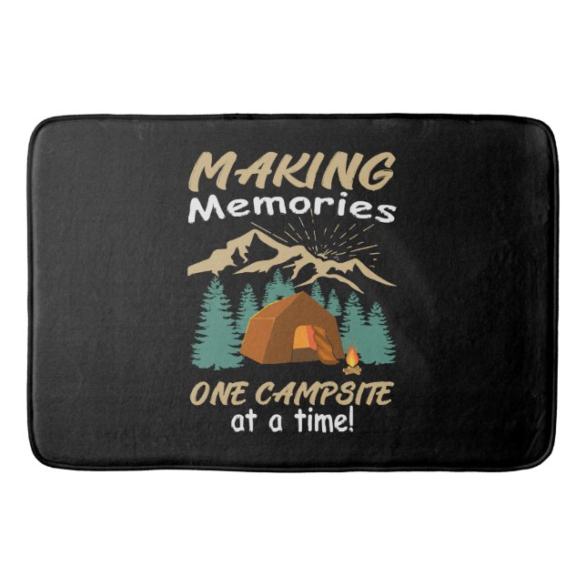 CAMPING Making Memories Bath Mat (Front)