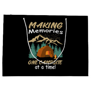 CAMPING Making Memories Large Gift Bag