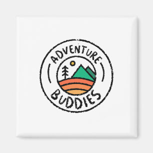 Camping Matching Shirts For Family Camper Adventur Magnet