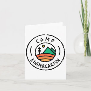 Camping Matching Shirts For Teacher Camp Kindergar Card