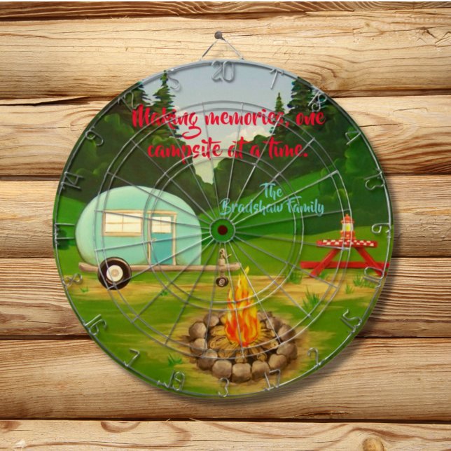Camping Memories Dart Board (Creator Uploaded)