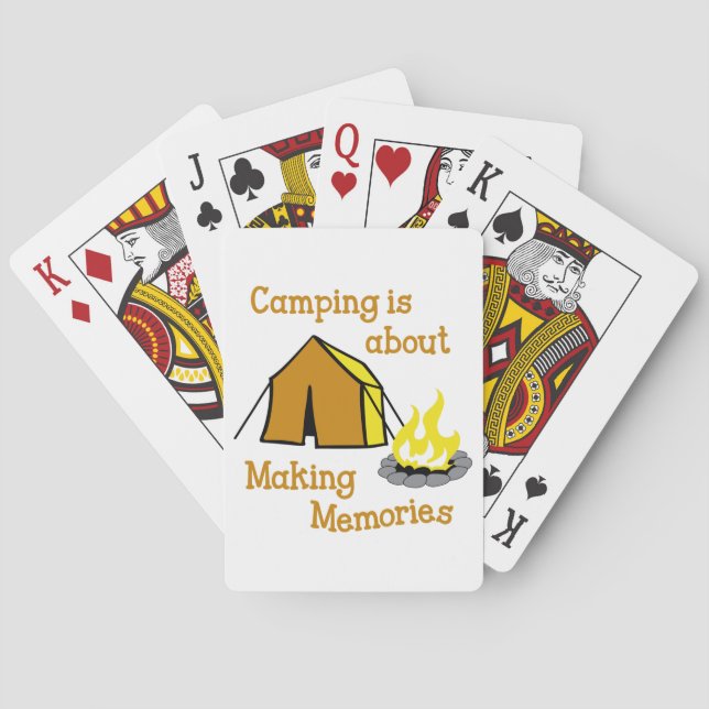 Camping Memories Playing Cards (Back)