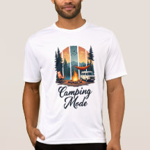 Camping Mode T-Shirt  Adventure in Nature Graphic 