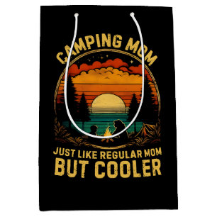 Camping Mom Just Like A Regular Mom Medium Gift Bag