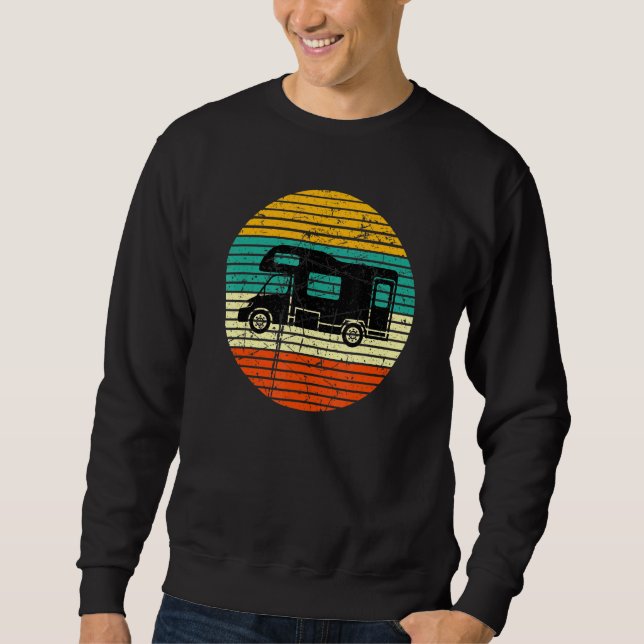 Camping Motorhome Camper Sweatshirt (Front)