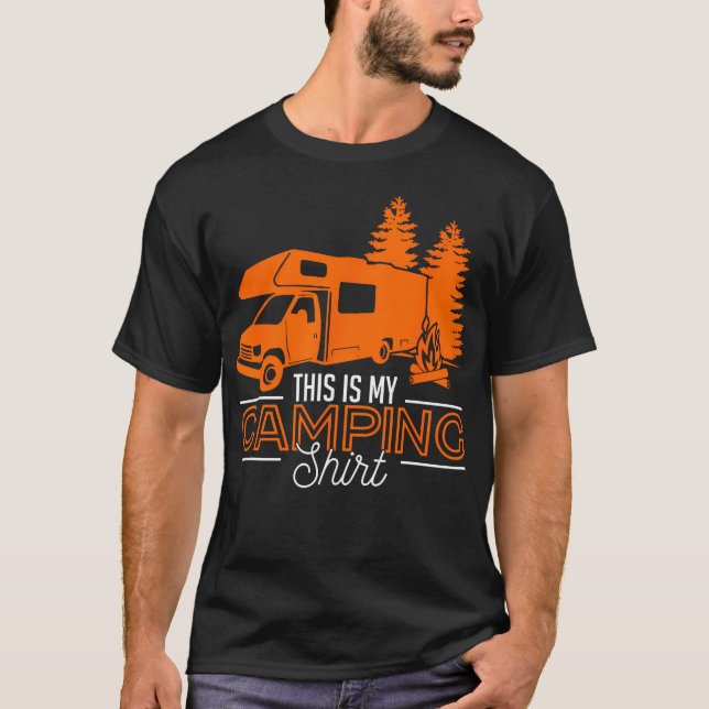 Camping Motorhome T-Shirt (Front)
