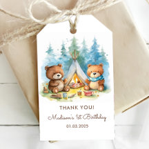 Camping Mountain Rustic Birthday Party 
