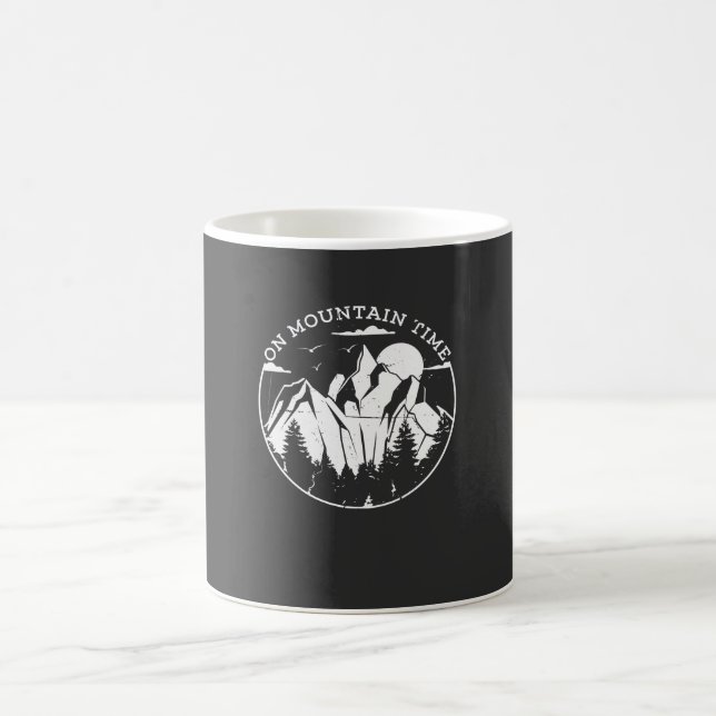 Camping & Mountains Coffee Mug (Center)