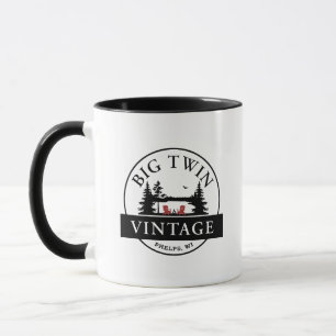 Camping Mug, Personalized Logo Mug, Vintage Mug