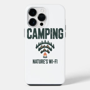 Camping Natures Wifi iPhone 14 Pro Max Case