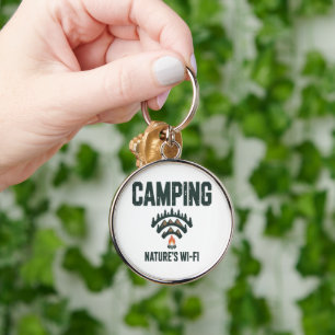 Camping Natures Wifi Keychain