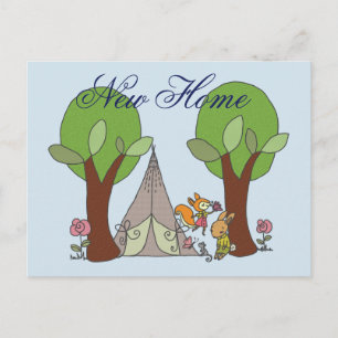 Camping New Home Postcard