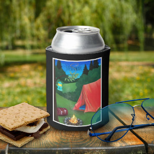 Camping Night Can Cooler
