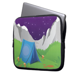 Camping - Night Time Laptop Sleeve