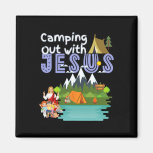 Camping Out With Jesus Summer Camp Vbs Christian K Magnet