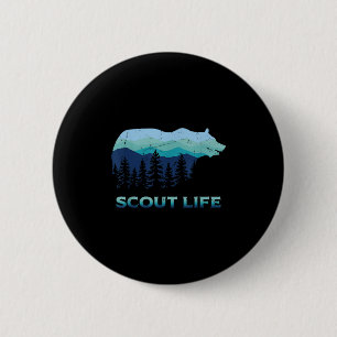 Camping Outdoor Scouting Hiking Scout Life 2 Inch Round Button