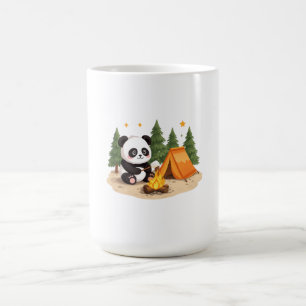 Camping Panda Coffee Mug