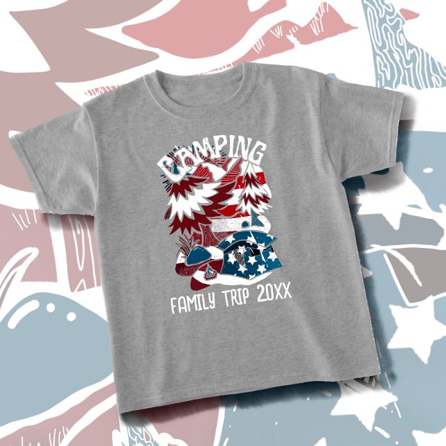 Camping Patriotic Family Trip Year T-Shirt (Creator Uploaded)