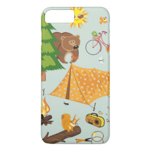 Camping Pattern Case-Mate iPhone Case