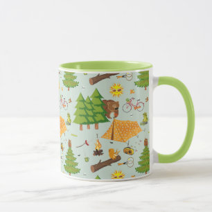 Camping Pattern Mug