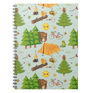 Camping Pattern Notebook