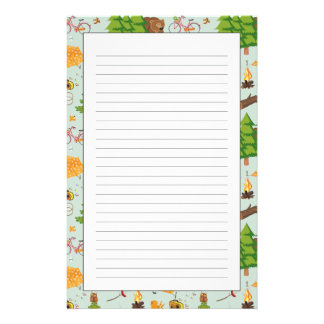 Camp Stationery Templates, Camp Custom Stationery Templates