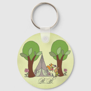 Camping personalisiert keychain
