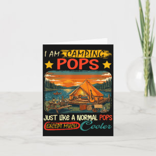 Camping pops definition much cooler father's day card