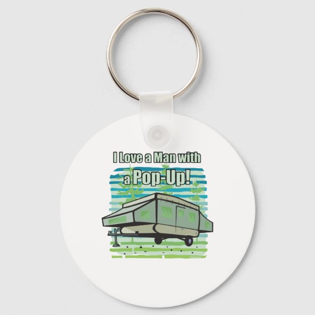 Camping PopUp Keychain (Front)