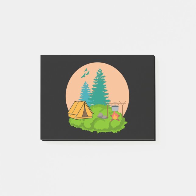 camping post-it notes (Front)