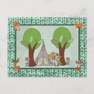 Camping Postcard