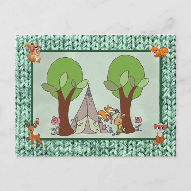 Camping Postcard (Front)