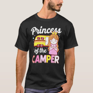 Camping Princess Camper Motorhome Family Campervan T-Shirt