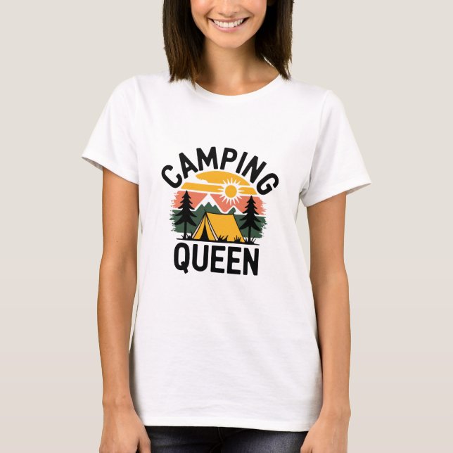 Camping Queen T-Shirt (Front)