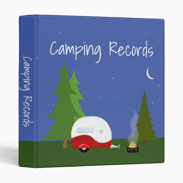 Camping Records Binder (Front/Spine)
