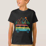 Camping Retro Camper Van Vintage Sunset Mountains  T-Shirt<br><div class="desc">Camping Retro Camper Van Vintage Sunset Mountains Rv</div>