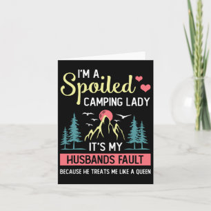 Camping Shirt Women Camper Rv Vacation Camping Wom Card
