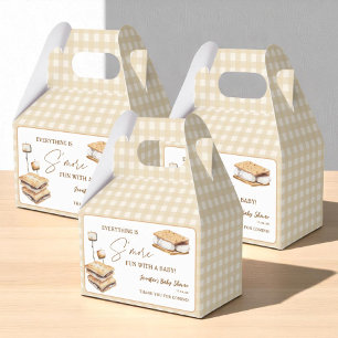 Camping S'more Fun Baby Shower Favour Favor Box
