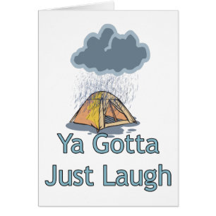 Camping sous la pluie