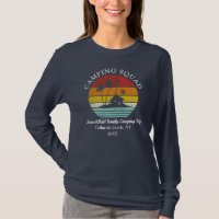Camping Squad Family Matching Mom Retro